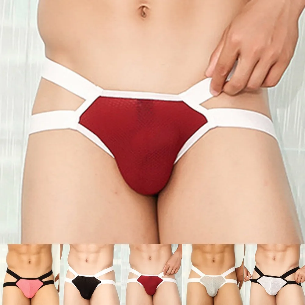 Men's Underwear Jockstrap Backless Thongs Sexy G String Briefs Sissy Pouch Panties Soft Breathable Underpants Gays Lingerie Homo
Men's Underwear Jockstrap Backless Thongs Sexy G String Briefs Sissy Pouch Panties Soft Breathable Underpants Gays Lingerie Homo