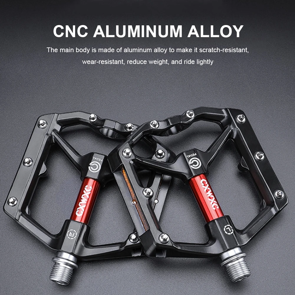 Aluminum Flat Deck Mountain Bike Pedals, Urban BMX Hybrid Parts, Sealed Bearing, Round Flat Pedals 3 Bearings and Wide Platform 
Aluminum Flat Deck Mountain Bike Pedals, Urban BMX Hybrid Parts, Sealed Bearing, Round Flat Pedals 3 Bearings and Wide Platform