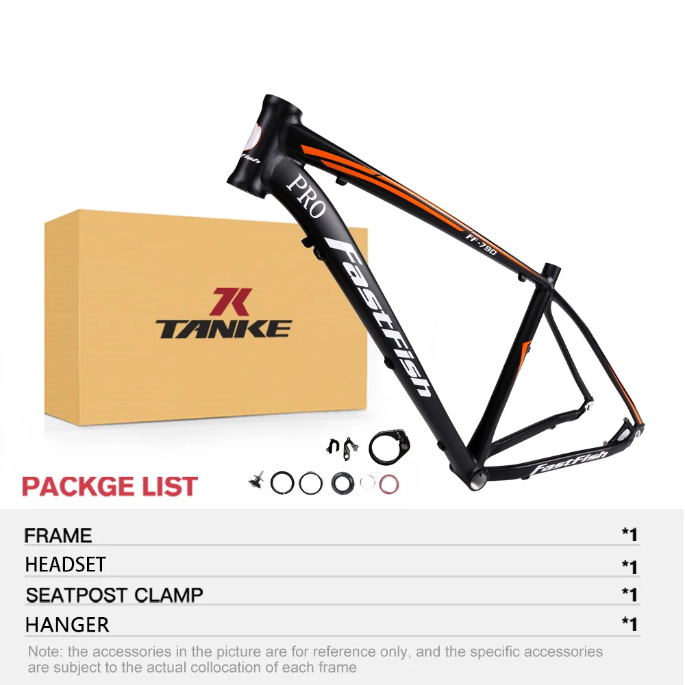 TANKE MTB Bike Frame Aluminum Alloy 27.5er 15 "17" Tapered / Straight Tube 135mm Bb68 Disc Brake Mountain Bicycle Frameset Cyc
TANKE MTB Bike Frame Aluminum Alloy 27.5er 15 "17" Tapered / Straight Tube 135mm Bb68 Disc Brake Mountain Bicycle Frameset Cyc