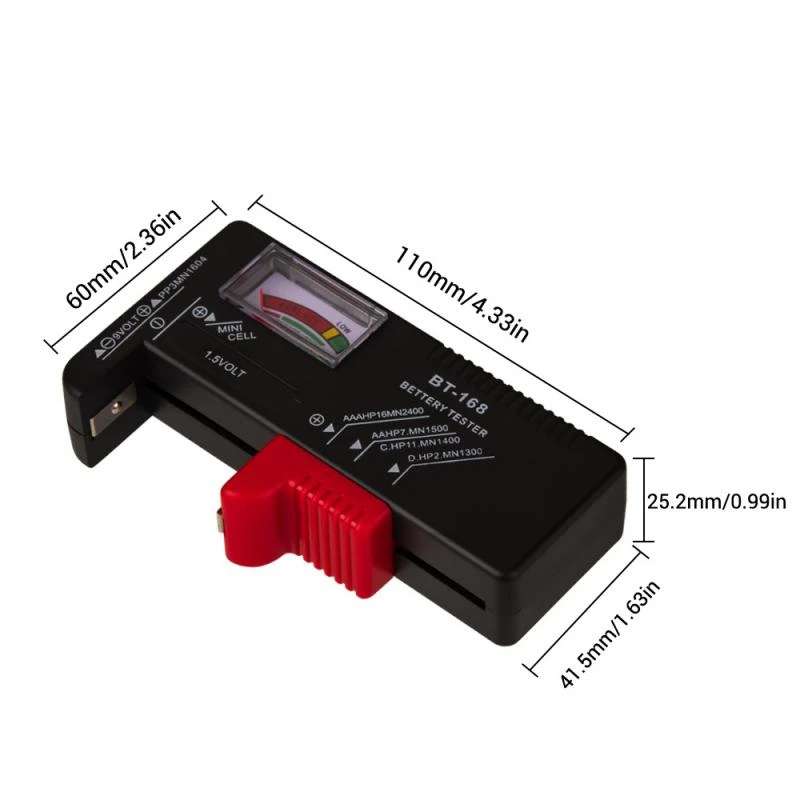 BT-168 PRO Digital Battery Capacity Tester for 18650 14500 Lithum 9V 3.7V 1.5V AA AAA Cell C D Batteries Tester
BT-168 PRO Digital Battery Capacity Tester for 18650 14500 Lithum 9V 3.7V 1.5V AA AAA Cell C D Batteries Tester
