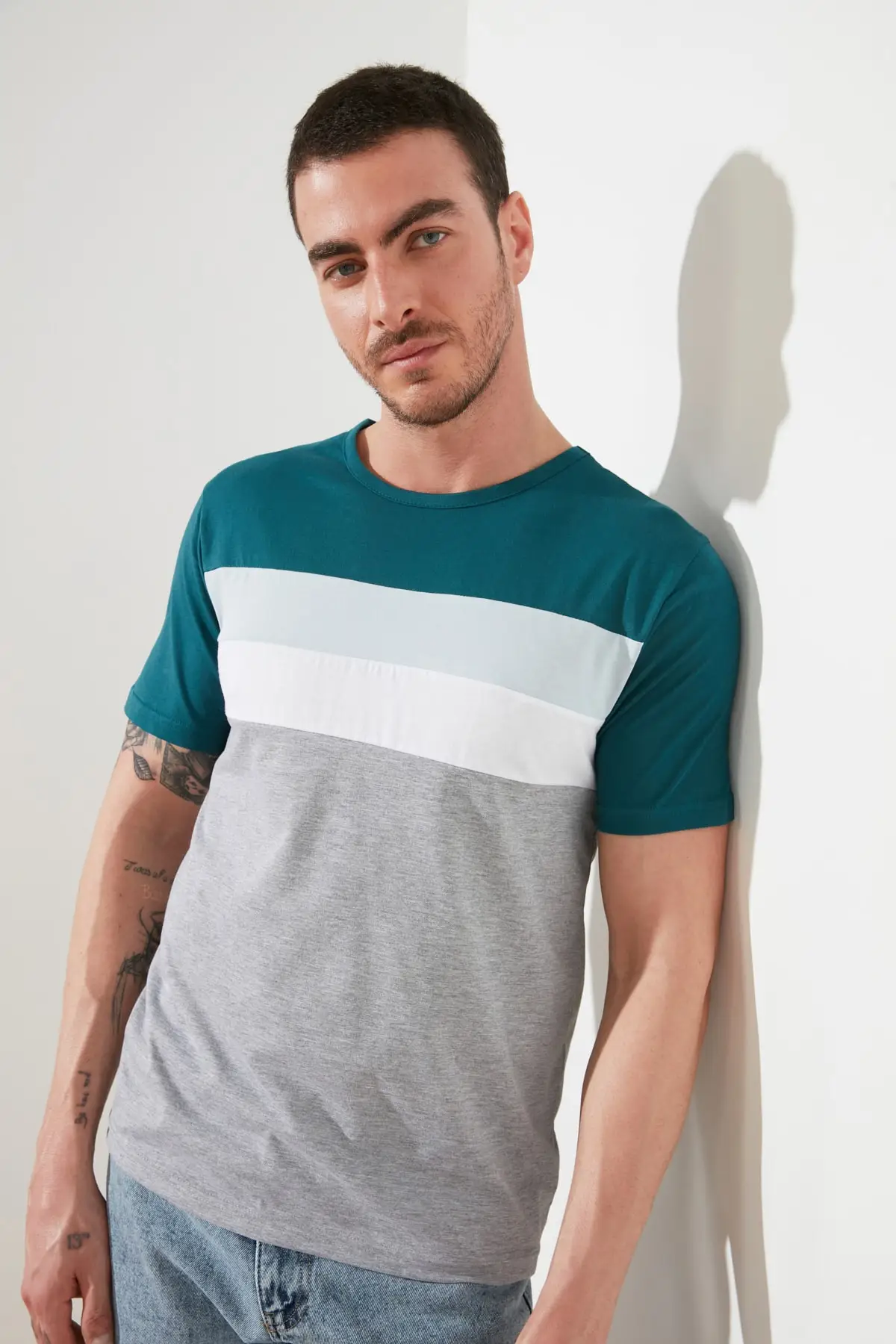 Trendyol Men 'S Striped T-Shirt TMNSS20TS0166 Men 'S Clothing Fashion 2021 Summer Spring Men 'S Top T-Shirts
Trendyol Men 'S Striped T-Shirt TMNSS20TS0166 Men 'S Clothing Fashion 2021 Summer Spring Men 'S Top T-Shirts