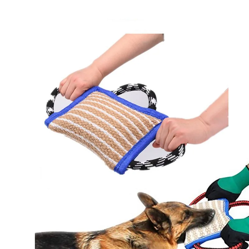 Interactive Training Dog Bite Pillow Thickened Hemp Three-Ring Coarse Hemp Resistant Bite And Bite Pillow Dog Training Supplies
Interactive Training Dog Bite Pillow Thickened Hemp Three-Ring Coarse Hemp Resistant Bite And Bite Pillow Dog Training Supplies