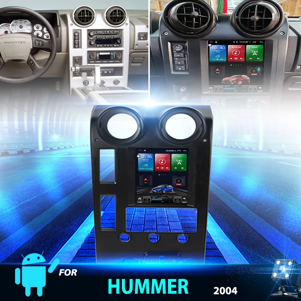Автомагнитола на Android, головное устройство 9,7 дюйма для Hummer H2 2004, автомобильный GPS-навигатор, стереоприемник, 2 din, DVD, мультимедийный плеер
Автомагнитола на Android, головное устройство 9,7 дюйма для Hummer H2 2004, автомобильный GPS-навигатор, стереоприемник, 2 din, DVD, мультимедийный плеер
