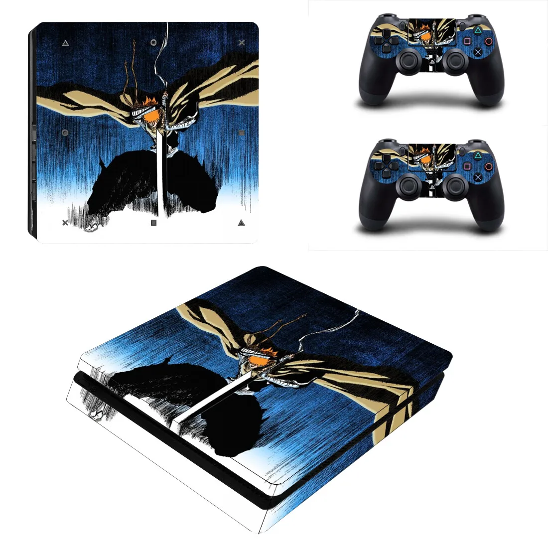 

Anime BLEACH PS4 Slim Skin Sticker For Sony PlayStation 4 Console and Controllers PS4 Slim Skins Sticker Decal Vinyl