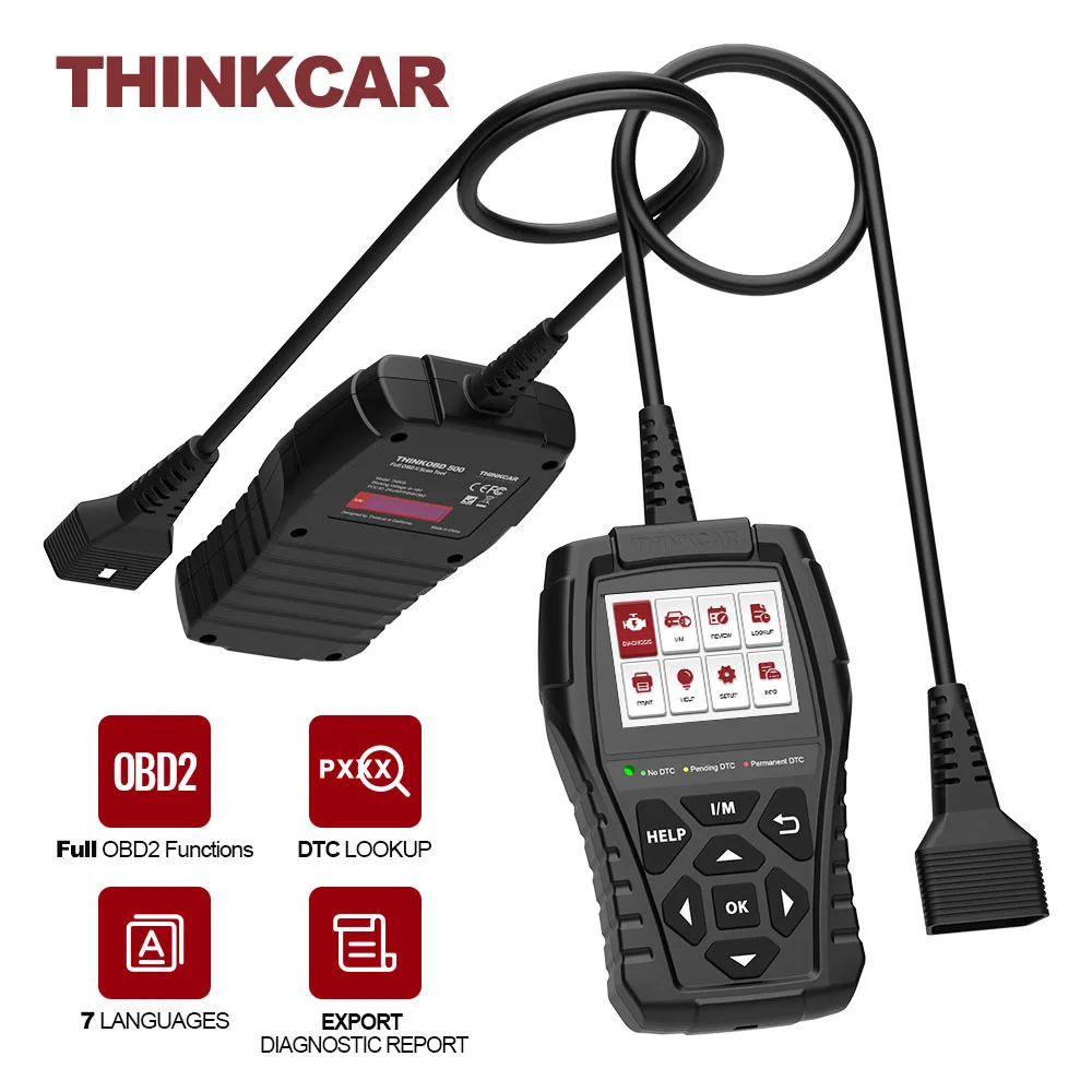 THINKCAR Thinkobd 500 obd 2 Bluetooth Scanner DTC lookup Full System Engine Code Reader Professional Automotive Diagnosis Tool
THINKCAR Thinkobd 500 obd 2 Bluetooth Scanner DTC lookup Full System Engine Code Reader Professional Automotive Diagnosis Tool