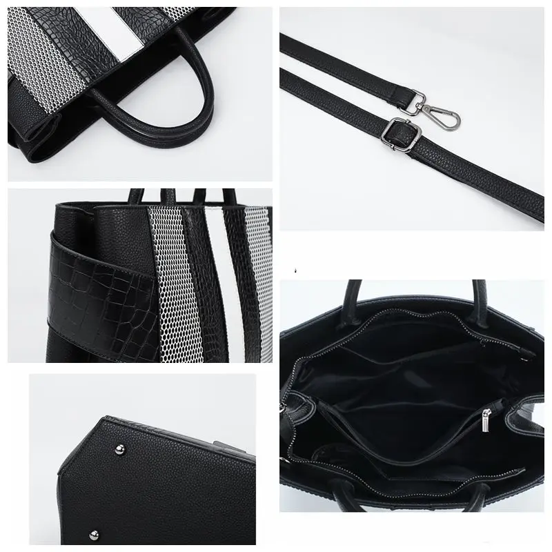 Fashion Big Crocodile Pattern Women's Shoulder Bag Large Capacity Women Handbag Contrast Color Crossbody Bags For Women Tote sac
Fashion Big Crocodile Pattern Women's Shoulder Bag Large Capacity Women Handbag Contrast Color Crossbody Bags For Women Tote sac