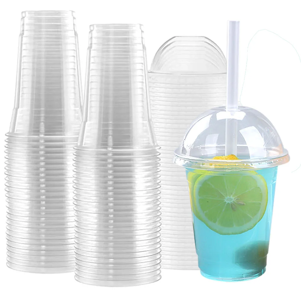 100 sets Plastic Cup with Lid Dome Cold Ice Cream Drink Coffee Tea Smoothie Soft Drink Water Part Disposable Cup Tableware
100 sets Plastic Cup with Lid Dome Cold Ice Cream Drink Coffee Tea Smoothie Soft Drink Water Part Disposable Cup Tableware