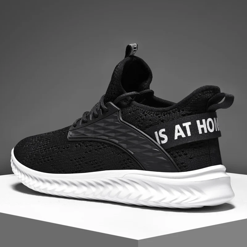 Men Casual Sneakers Lace-up Lightweight Running Shoes Comfortable Breathable Walking Shoes Zapatillas Hombre Large Size