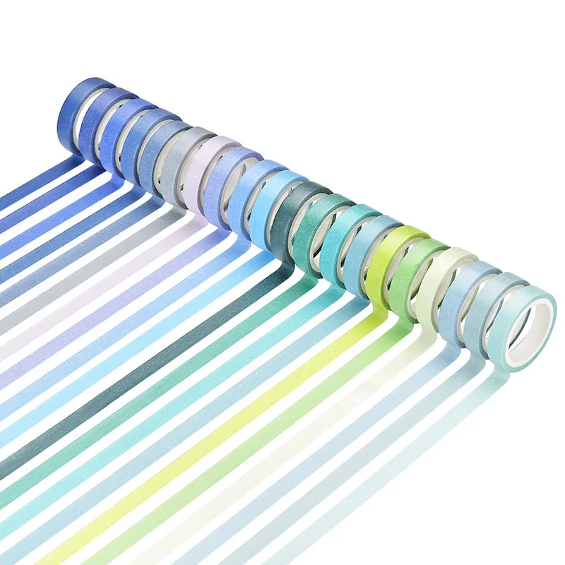 60 Pcs/Set Basic Solid Color Washi Tape Rainbow Masking Decorative Adhesive Sticker Scrapbook Diary Stationery
60 Pcs/Set Basic Solid Color Washi Tape Rainbow Masking Decorative Adhesive Sticker Scrapbook Diary Stationery