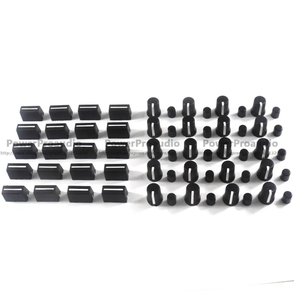 20 шт. Вращающаяся ручка + Fader Cap для Rane Mixer TTM 57 61 62 64 68 (черный) | Электроника