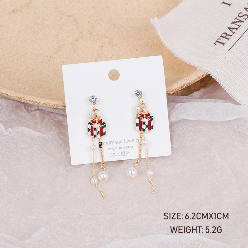Merry Christmas Dangle Earrings Pendant Jewelry Asymmetric Hoop Earrings New Year Gift Korean Earrings Acrylic Earring Wholesale
Merry Christmas Dangle Earrings Pendant Jewelry Asymmetric Hoop Earrings New Year Gift Korean Earrings Acrylic Earring Wholesale