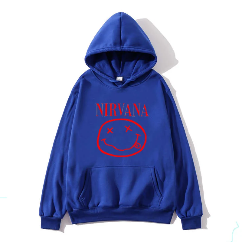 Nirvana hoodie men and women hooded simple wild casual large size hot hoodie Korean version of the warm kawaii loose street
Nirvana hoodie men and women hooded simple wild casual large size hot hoodie Korean version of the warm kawaii loose street