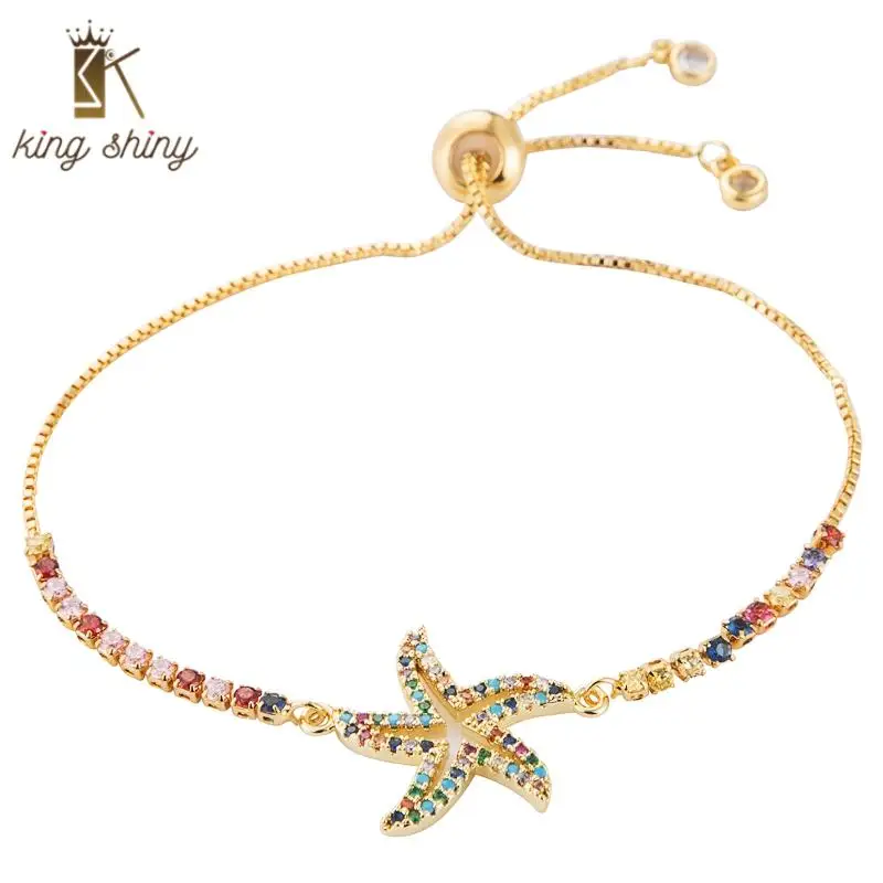 2020 New Design Fashion Gold Color Bracelet and Bangle for Lady Simple Design Starfish Natural Pearl Adjustable Copper Bracelet
2020 New Design Fashion Gold Color Bracelet and Bangle for Lady Simple Design Starfish Natural Pearl Adjustable Copper Bracelet