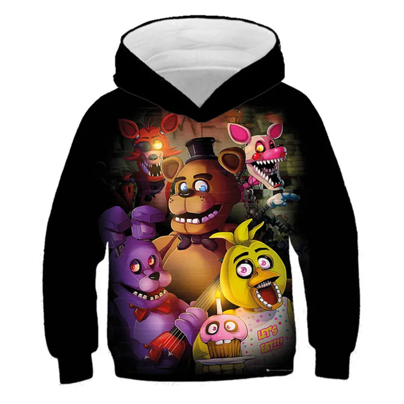 3D Five Nights at Freddy Cartoon Print Hoodies High Quality Children Boys/Girls Clothes Kid's Kpop FNAF Cartoon Anime Pullover
3D Five Nights at Freddy Cartoon Print Hoodies High Quality Children Boys/Girls Clothes Kid's Kpop FNAF Cartoon Anime Pullover