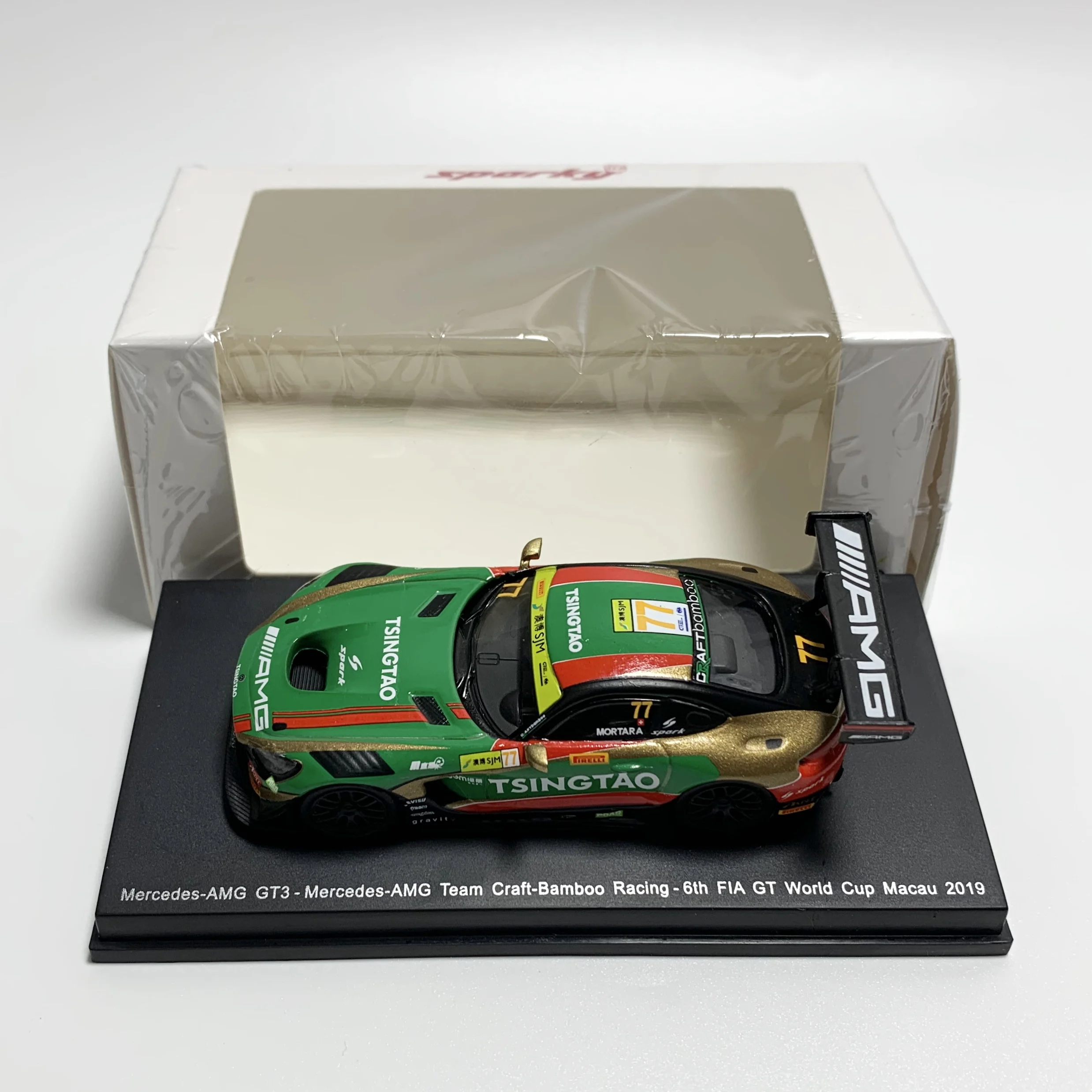 SPARK 1:64 BENZS AMG GT3 2019 Macau GT World Cup car collection die-cast total car model
SPARK 1:64 BENZS AMG GT3 2019 Macau GT World Cup car collection die-cast total car model