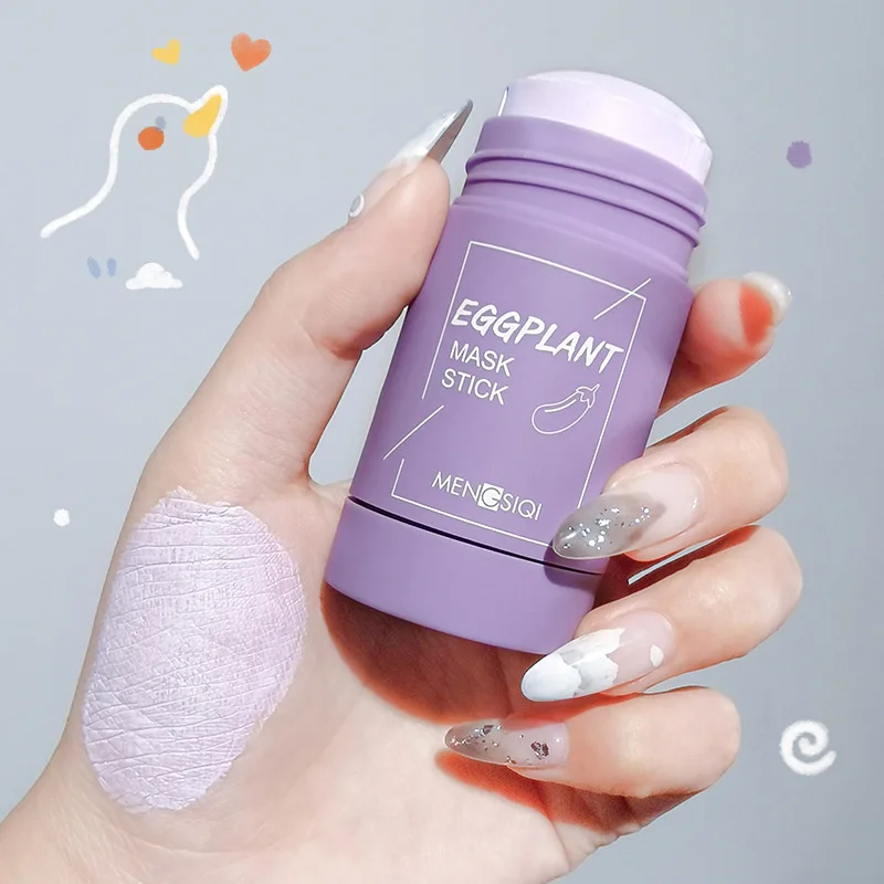Green Tea Cleaning Solid Mask Eggplant Purifying Clay Stick Mask Oil Control Anti-Acne Mud Cream Beauty Facial Skin Care
Green Tea Cleaning Solid Mask Eggplant Purifying Clay Stick Mask Oil Control Anti-Acne Mud Cream Beauty Facial Skin Care