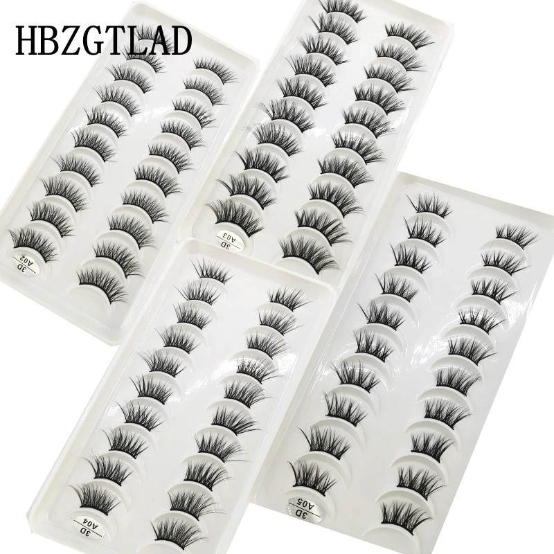 New 10 Pairs Crisscross Half Eye Lashes Natural False eyelashes Handmade 3D Mink Lashes Makeup Tools Reusable Eyelash Extension
New 10 Pairs Crisscross Half Eye Lashes Natural False eyelashes Handmade 3D Mink Lashes Makeup Tools Reusable Eyelash Extension