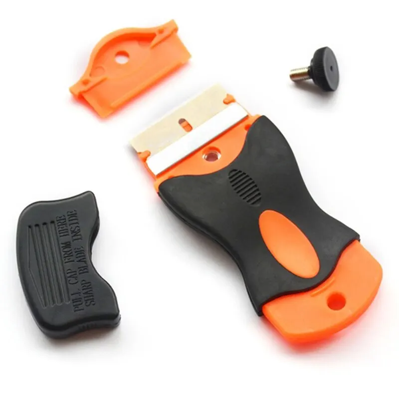 

Пластиковый инструмент для удаления автомобильных наклеек лезвие лезвия бритвы скребок набор шпатель для окон инструменты