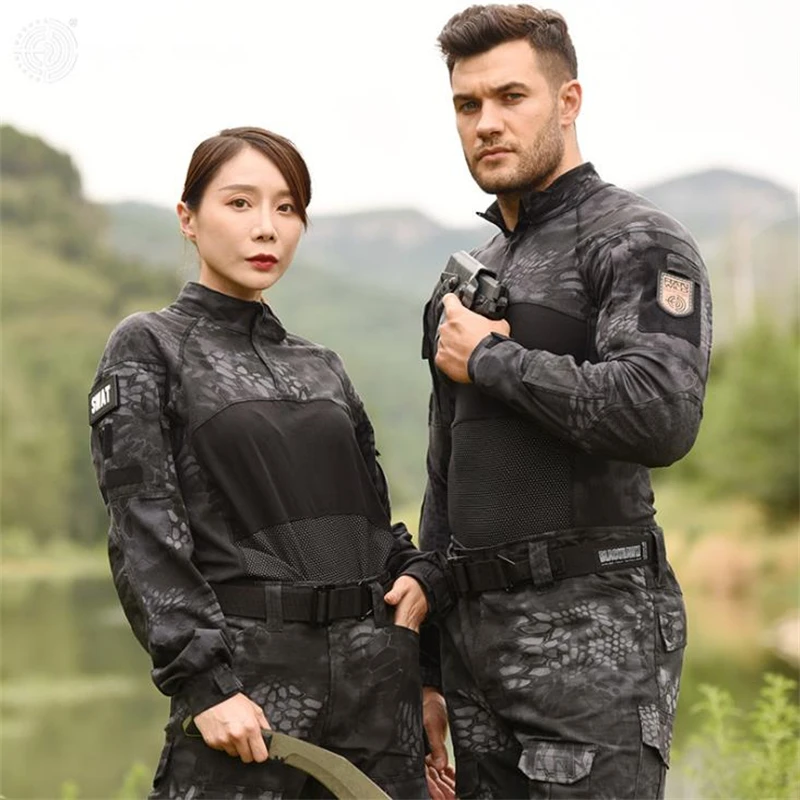 Women's Outdoor Tactical Hiking T-Shirts Male Military Uniform Couples Long Sleeve Hunting Climbing Shirt Airsoft Clothes
Women's Outdoor Tactical Hiking T-Shirts Male Military Uniform Couples Long Sleeve Hunting Climbing Shirt Airsoft Clothes