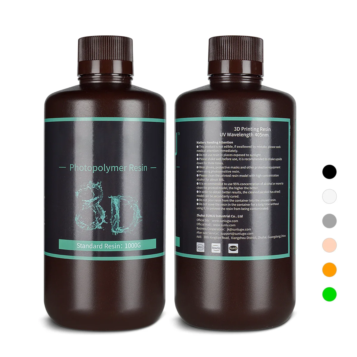 Enotepad 3D Printer Photopolymer Resin 3D LCD UV-Curing 1000g 1KG 405nm Standard Resin for LCD 3D Printing Fast Shipping
Enotepad 3D Printer Photopolymer Resin 3D LCD UV-Curing 1000g 1KG 405nm Standard Resin for LCD 3D Printing Fast Shipping
