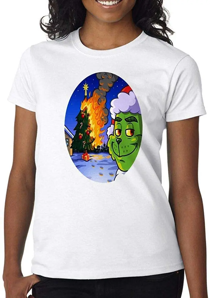 Grinch Christmas Tree On Fire Shirt Custom Made Women's T-Shirt New Summer Cool Tee 2020 Breathable Cotton Short Sleeve Tshirt
Grinch Christmas Tree On Fire Shirt Custom Made Women's T-Shirt New Summer Cool Tee 2020 Breathable Cotton Short Sleeve Tshirt