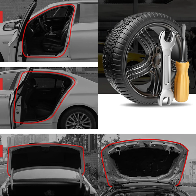 Автомобильная Звукоизоляционная наклейка для Citroen C5 C4 Berlingo Peugeot 206 307 407 308 207 208 508 2008