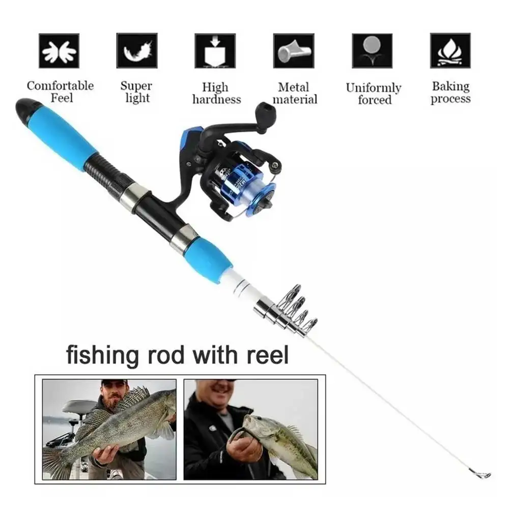 LEO Fishing Rod Full Kits with Telescopic Fishing Pole and Spinning Reel Baits Hooks for Adults Travel
LEO Fishing Rod Full Kits with Telescopic Fishing Pole and Spinning Reel Baits Hooks for Adults Travel