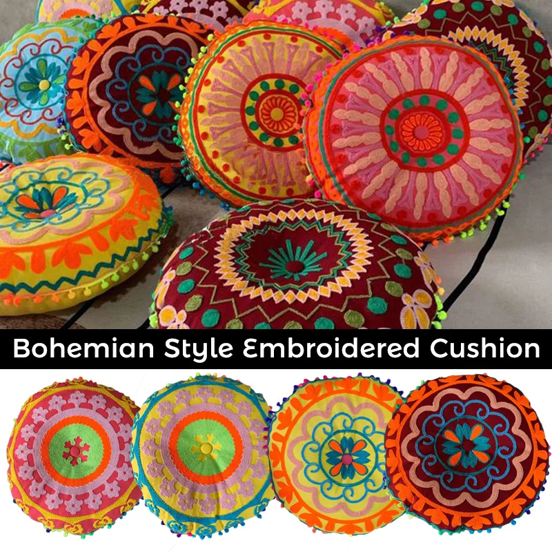 Bohemian Moroccan Ethnic Embroidery Thicken Cushion Floor Mat Bay Window Mat With Core Sofa Pillow Seat Cushion Pouf Yoga Futon
Bohemian Moroccan Ethnic Embroidery Thicken Cushion Floor Mat Bay Window Mat With Core Sofa Pillow Seat Cushion Pouf Yoga Futon
