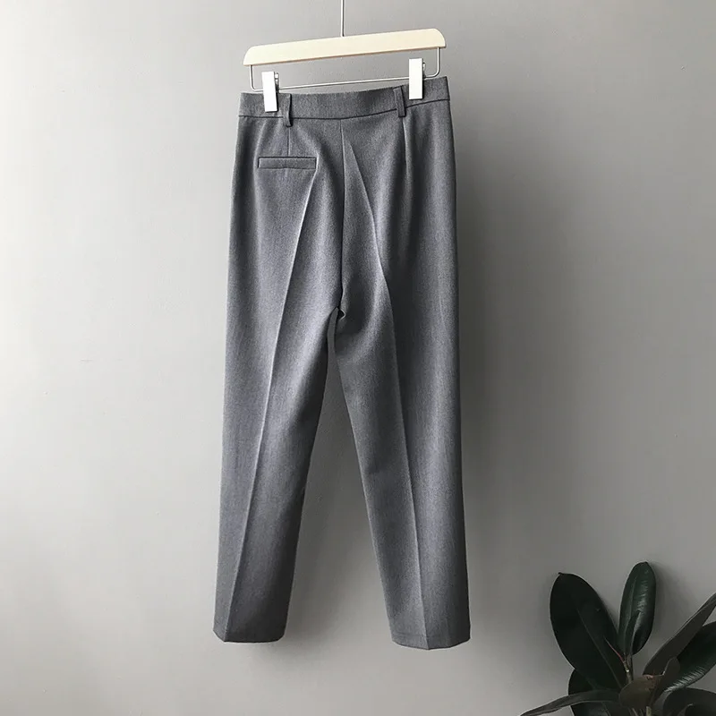 Work Style Ol Straight Casual Women Pants Asymmetrical Sashes Design Ankle-length Trousers 2021 Spring Korean Chic Pantalones
Work Style Ol Straight Casual Women Pants Asymmetrical Sashes Design Ankle-length Trousers 2021 Spring Korean Chic Pantalones
