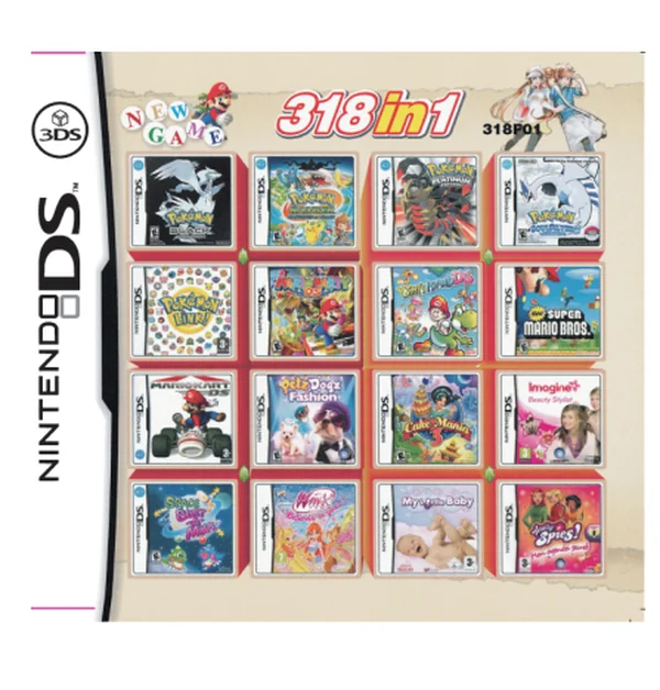 Картридж для игровой консоли NDSL DS/3DS/2DS, 318 в 1, Классическая игровая версия, английский язык
Картридж для игровой консоли NDSL DS/3DS/2DS, 318 в 1, Классическая игровая версия, английский язык