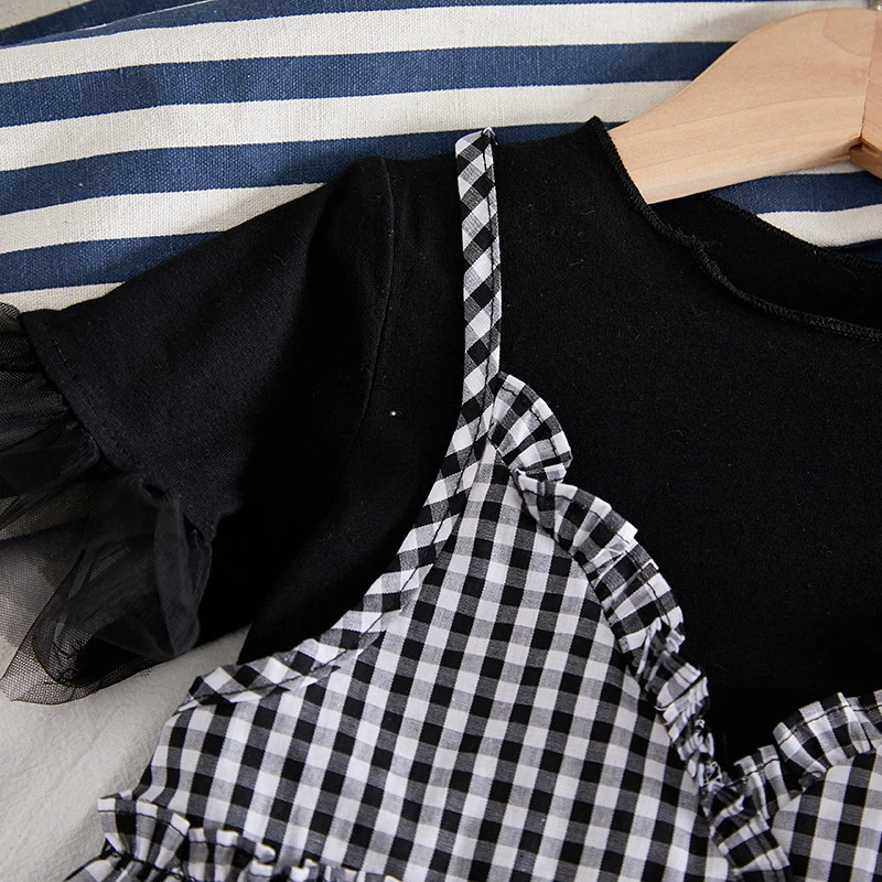 Summer Cute Baby Kids Girl Princess Dresses For Girls Grid Dresses Casual Kids Girl Dress Short Sleeve Dress
Summer Cute Baby Kids Girl Princess Dresses For Girls Grid Dresses Casual Kids Girl Dress Short Sleeve Dress