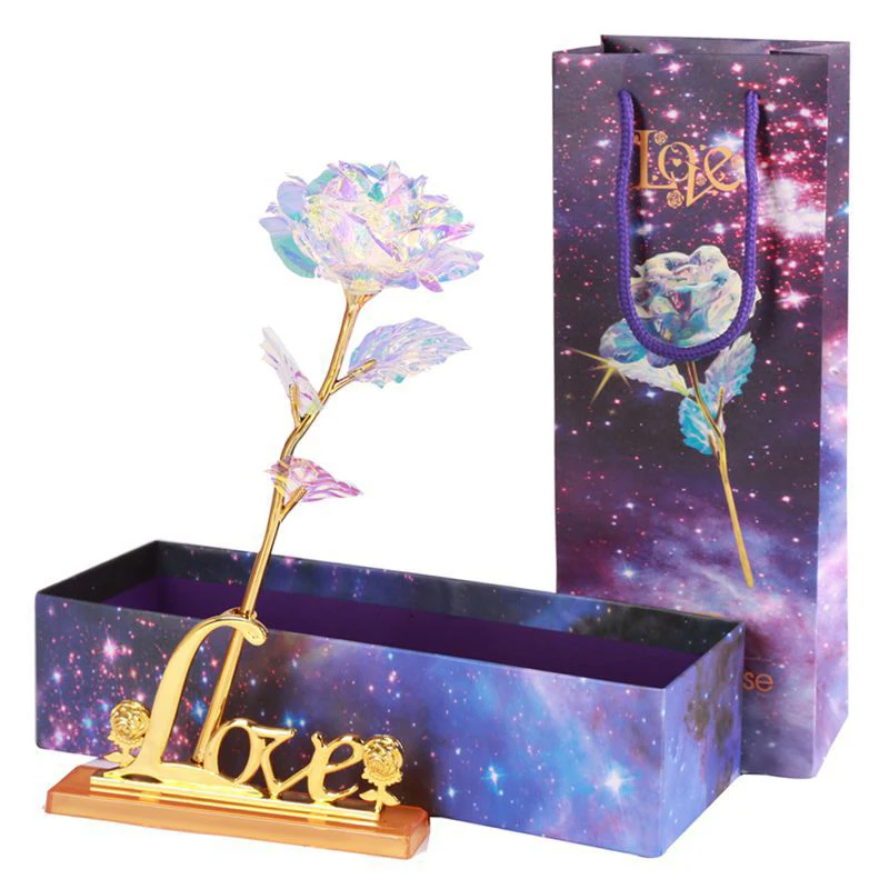 Valentine's Day Gifts Rose Starry Night Artificial Flowers High Quality Silver Roses Wedding Decoration Lover Rose Drop Shipping
Valentine's Day Gifts Rose Starry Night Artificial Flowers High Quality Silver Roses Wedding Decoration Lover Rose Drop Shipping