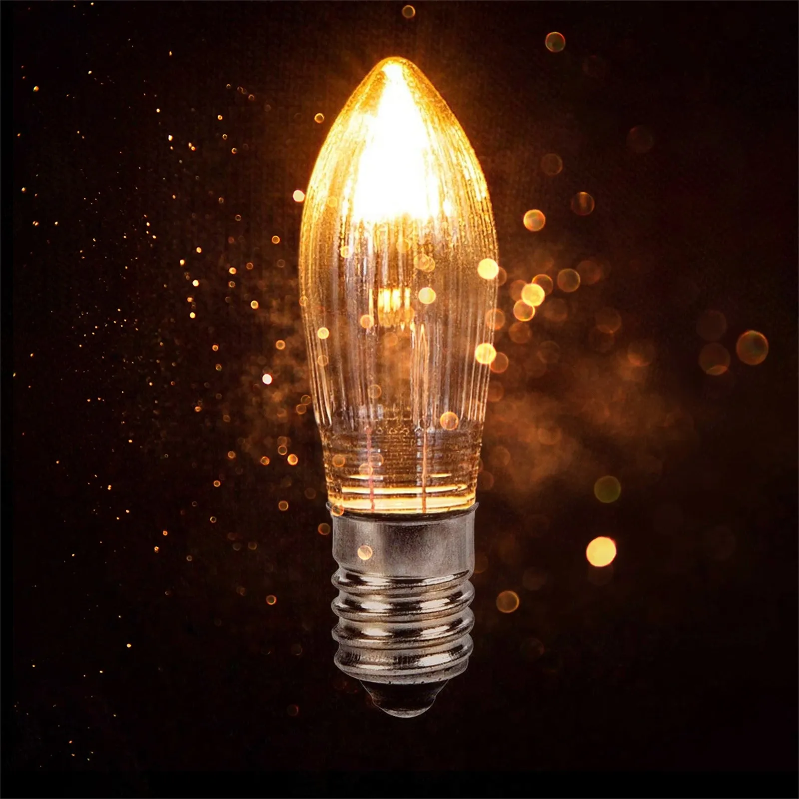 10PCS/Pack E10 LED Replacement Bulbs Top Candle Fairy Christmas Lights Lamp 10V-55V AC Warm White Christmas Home Decorations #M
10PCS/Pack E10 LED Replacement Bulbs Top Candle Fairy Christmas Lights Lamp 10V-55V AC Warm White Christmas Home Decorations #M