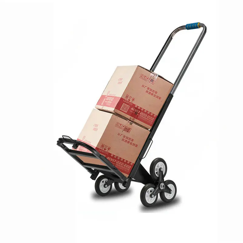 Portable Stair Climber Cart, 6 Rubber Wheels Folding Wagon, Household Shopping Trolley Steel Pipe Hand Truck 
Portable Stair Climber Cart, 6 Rubber Wheels Folding Wagon, Household Shopping Trolley Steel Pipe Hand Truck