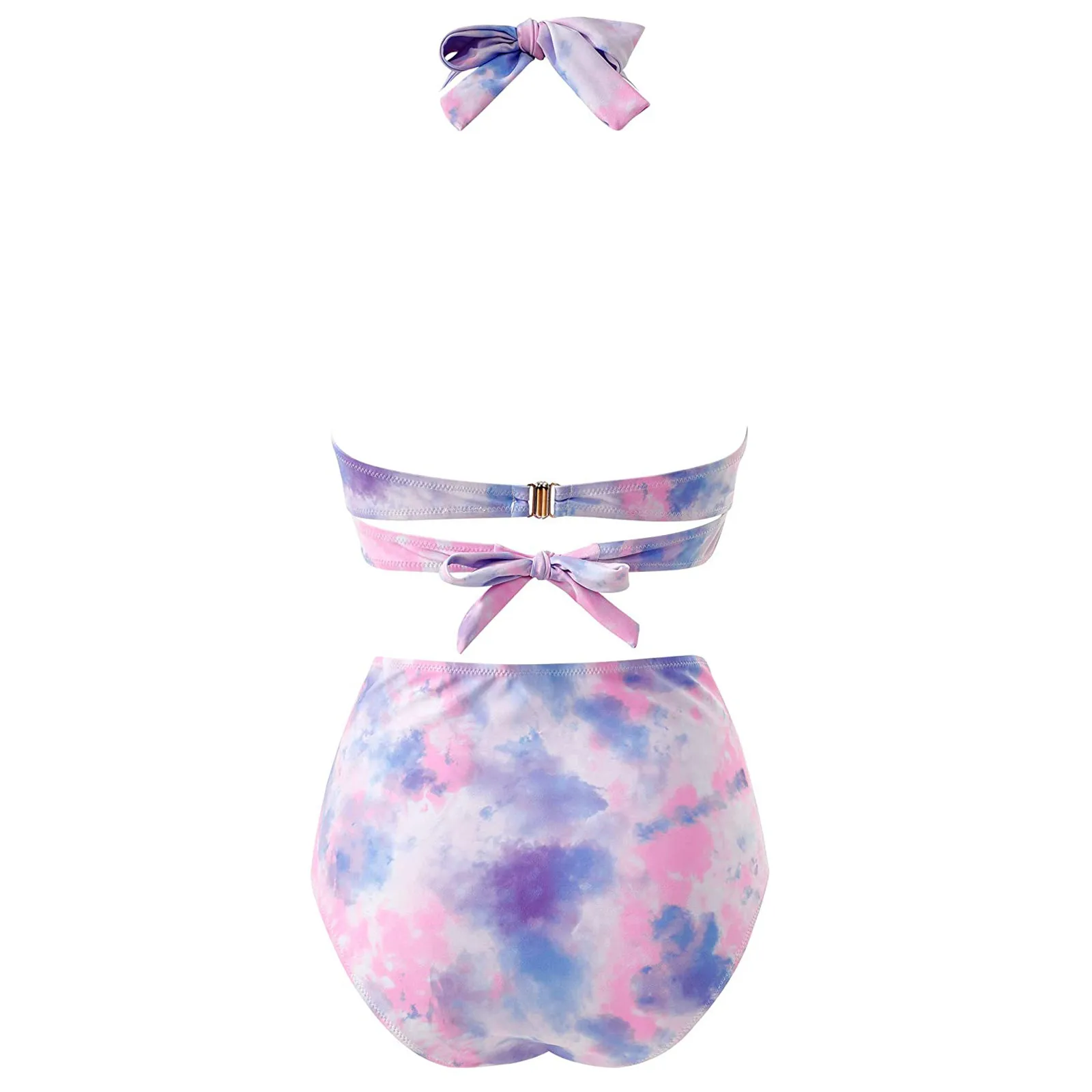 S-XXL Women Vintage Swimsuit Two Piece Retro Halter Ruched High Waist Print Bikini Set badpak dames Thicken beach suit Casual F4
S-XXL Women Vintage Swimsuit Two Piece Retro Halter Ruched High Waist Print Bikini Set badpak dames Thicken beach suit Casual F4