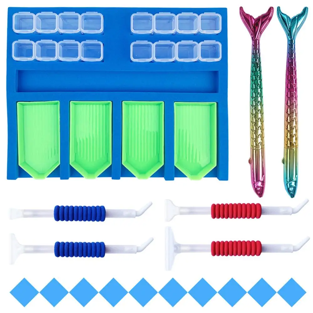Diy Handmade Diamond Painting Tray Set Diamond Painting Accessories Tray Organizer for Adults New Tool Storage Rack Point Drill
Diy Handmade Diamond Painting Tray Set Diamond Painting Accessories Tray Organizer for Adults New Tool Storage Rack Point Drill
