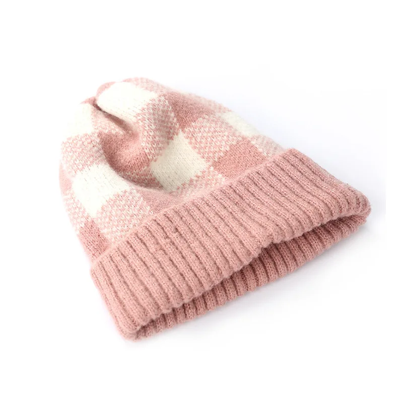 New Ear Protection Cap Flanged Hood Thick Winter Woolen Hat Korean Style Plaid Knitted Hat Women
New Ear Protection Cap Flanged Hood Thick Winter Woolen Hat Korean Style Plaid Knitted Hat Women