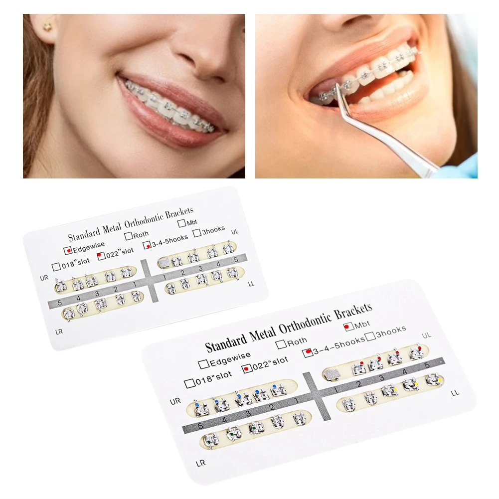 10 Packs Dental Small Mini Metal Teeth Orthodontics Treatment Dentist Brackets Braces 022 Slot 345 Hooks Tooth Restoration Tools
10 Packs Dental Small Mini Metal Teeth Orthodontics Treatment Dentist Brackets Braces 022 Slot 345 Hooks Tooth Restoration Tools