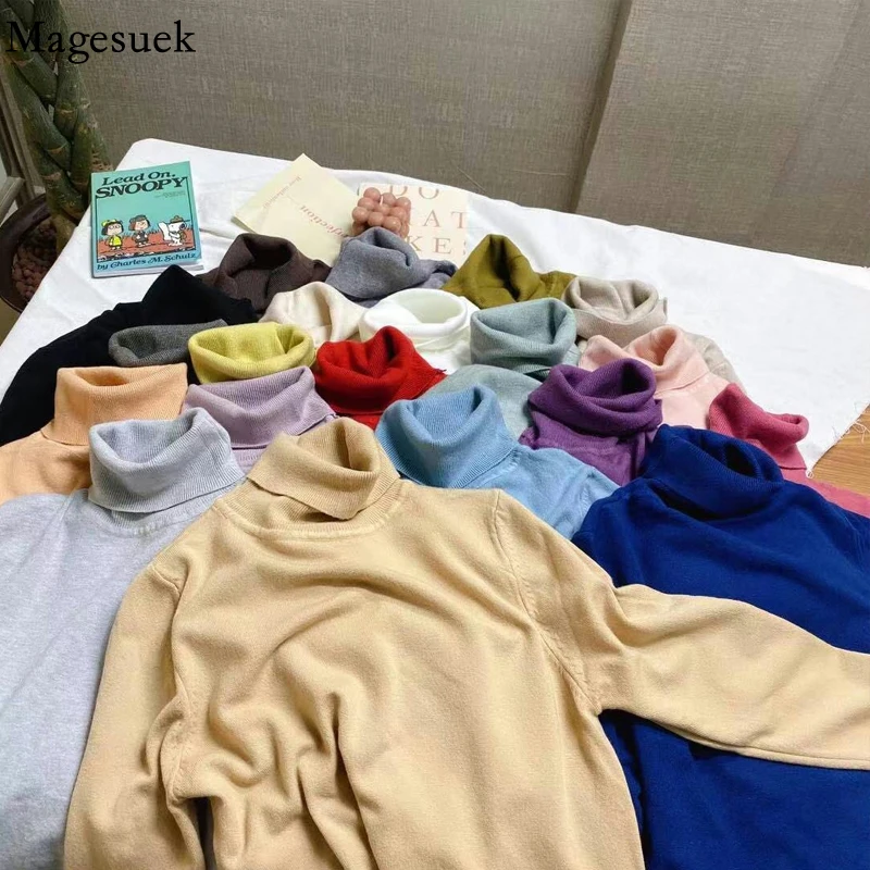Autumn Winter Bottoming Sweater Women 2021 New Turtleneck Women Sweater Knitted Pullover Long Sleeve Slim Soft Top Femme 17692
Autumn Winter Bottoming Sweater Women 2021 New Turtleneck Women Sweater Knitted Pullover Long Sleeve Slim Soft Top Femme 17692