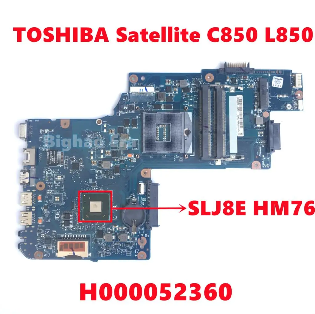 H000052360 материнская плата для ноутбука TOSHIBA Satellite C850 L850 SLJ8E HM76 материнская плата GMA HD DDR3 полностью протестирована
H000052360 материнская плата для ноутбука TOSHIBA Satellite C850 L850 SLJ8E HM76 материнская плата GMA HD DDR3 полностью протестирована