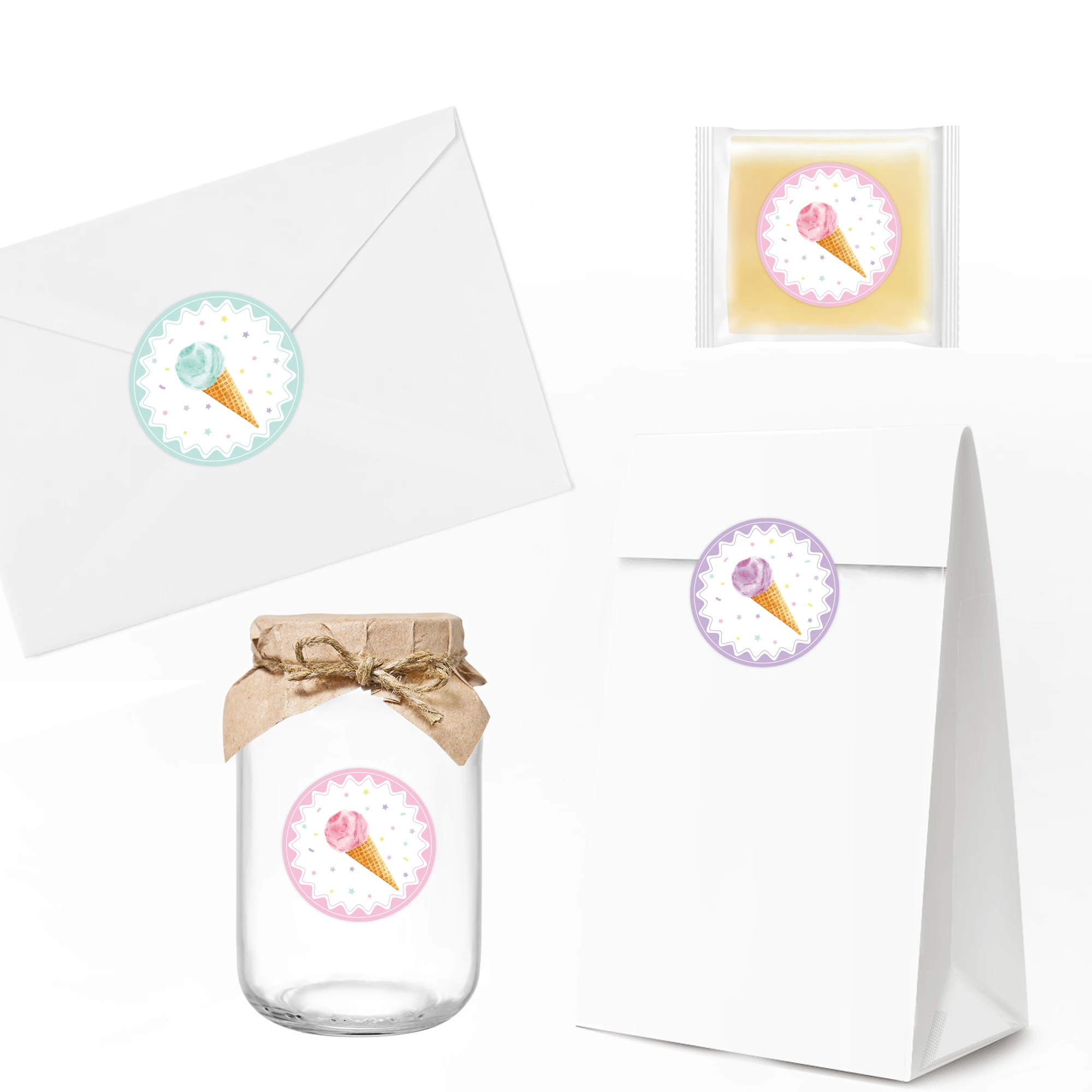 180pcs Sweet Ice Cream Paper Stickers Happy Birtdahy Girls Party Gifts Bags Stickers Baby Shower Invitation Envelope Stickers
180pcs Sweet Ice Cream Paper Stickers Happy Birtdahy Girls Party Gifts Bags Stickers Baby Shower Invitation Envelope Stickers