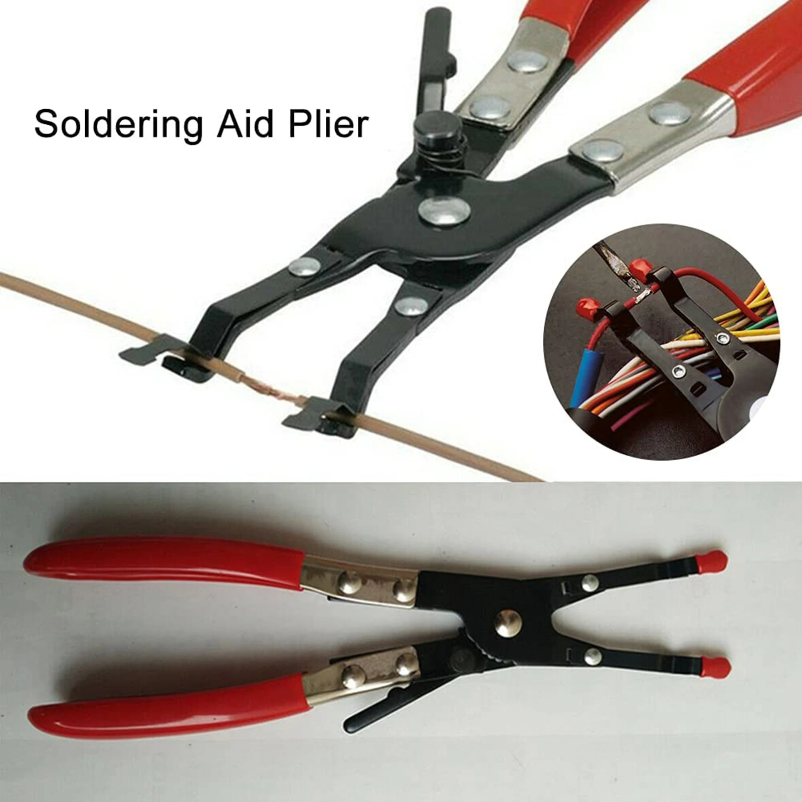 Cable Ground Welding Clamp Soldering Aid Plier Hand Tool Car Vehicle Repair Holding Hold 2 Wires Connector Work Pliers
Cable Ground Welding Clamp Soldering Aid Plier Hand Tool Car Vehicle Repair Holding Hold 2 Wires Connector Work Pliers