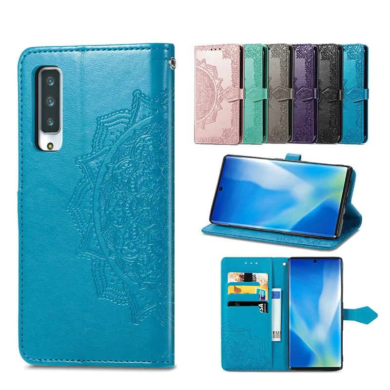 

Embossed Mandala Flip Leather Phone Case For FUJITSU F-01L F-02L Arrows 5G F-51A Be3 Be4 F-41A NX9 F-52A F-41B Plus Cases Cover