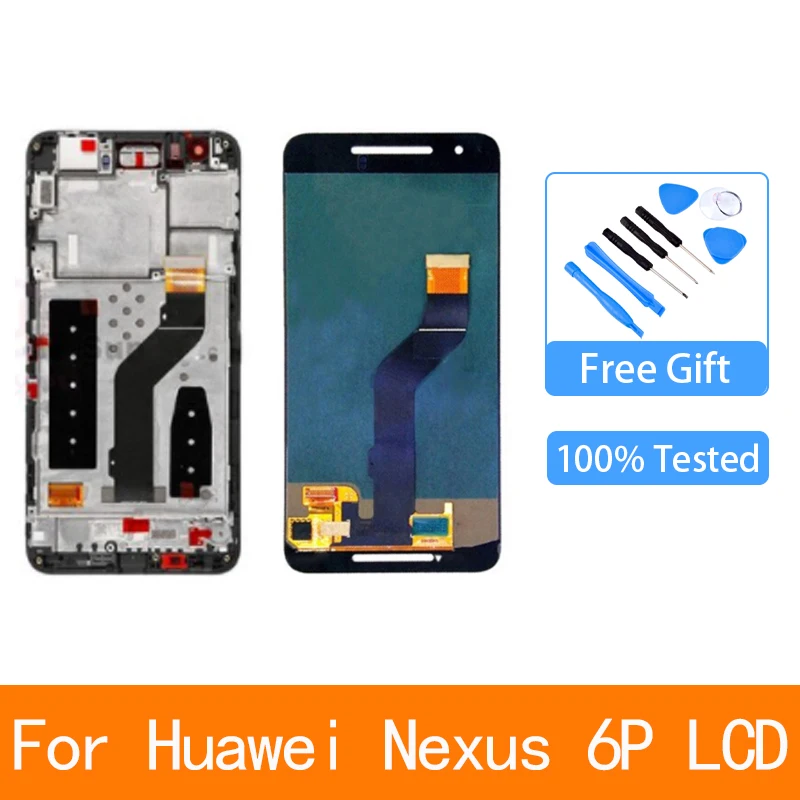 ЖК-дисплей 5,7 дюйма для Huawei Google Nexus 6P, сенсорный экран с дигитайзером в сборе, запчасти для HUAWEI Nexus 6P, дисплей
ЖК-дисплей 5,7 дюйма для Huawei Google Nexus 6P, сенсорный экран с дигитайзером в сборе, запчасти для HUAWEI Nexus 6P, дисплей