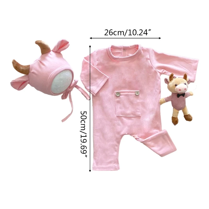 3 Pcs Baby Hat Romper Bodysuits Doll Set Infants Photo Shooting Clothing Newborn Photography Props Outfit
3 Pcs Baby Hat Romper Bodysuits Doll Set Infants Photo Shooting Clothing Newborn Photography Props Outfit