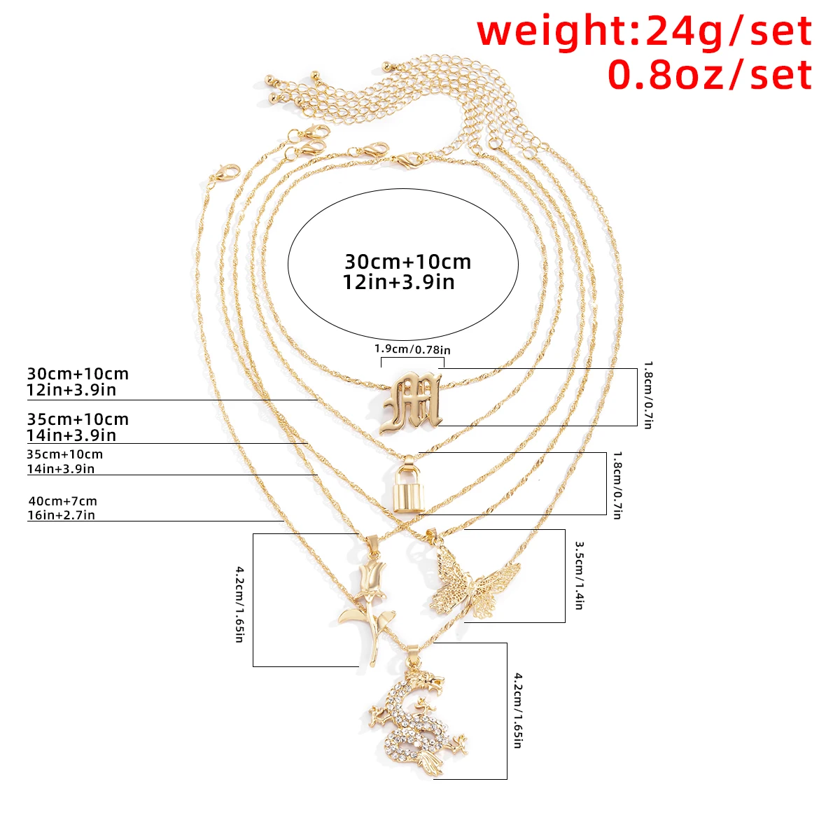 Vintage Multi Layer Lock Butterfly Pendant Necklace Punk Crystal Dragon Flower Letter Thin Chain Necklace for Women Neck Jewelry
Vintage Multi Layer Lock Butterfly Pendant Necklace Punk Crystal Dragon Flower Letter Thin Chain Necklace for Women Neck Jewelry