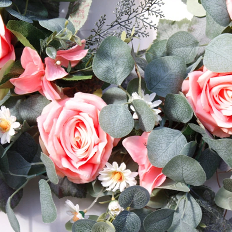 22inch Artificial Roses Front Door Wreath Handcrafted Wreath for front Door Outdoor Home Wall Party Wedding Decor
22inch Artificial Roses Front Door Wreath Handcrafted Wreath for front Door Outdoor Home Wall Party Wedding Decor