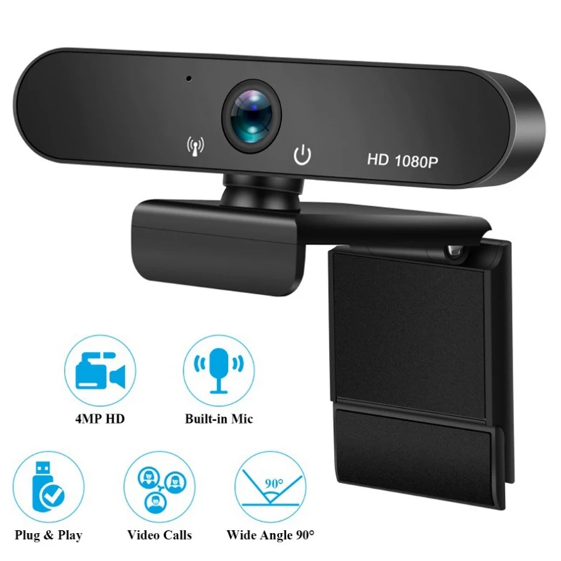 HD Webcam 1920X1080P USB Built-in Microphone Camera for Live Broadcast Video Calling Conference Work
HD Webcam 1920X1080P USB Built-in Microphone Camera for Live Broadcast Video Calling Conference Work