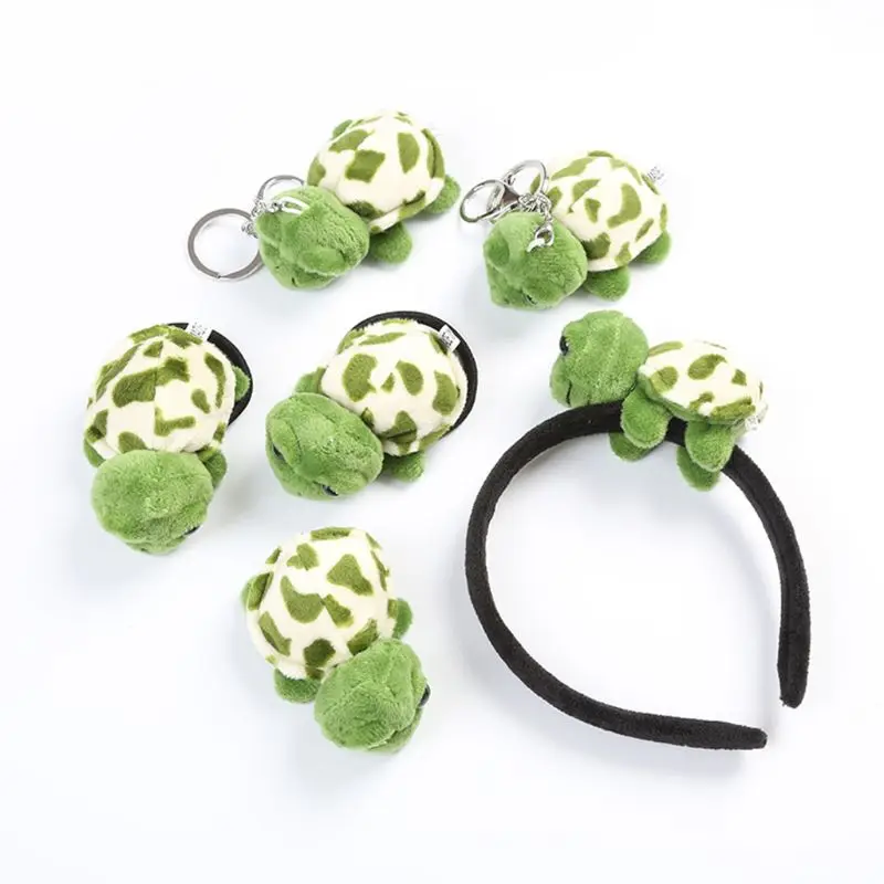 Adult Kids Cute Cartoon Plush Tortoise Turtles Headband Hair Tie Rope Brooch Clip Keychain Festival Party Funny Hair Gifts
Adult Kids Cute Cartoon Plush Tortoise Turtles Headband Hair Tie Rope Brooch Clip Keychain Festival Party Funny Hair Gifts