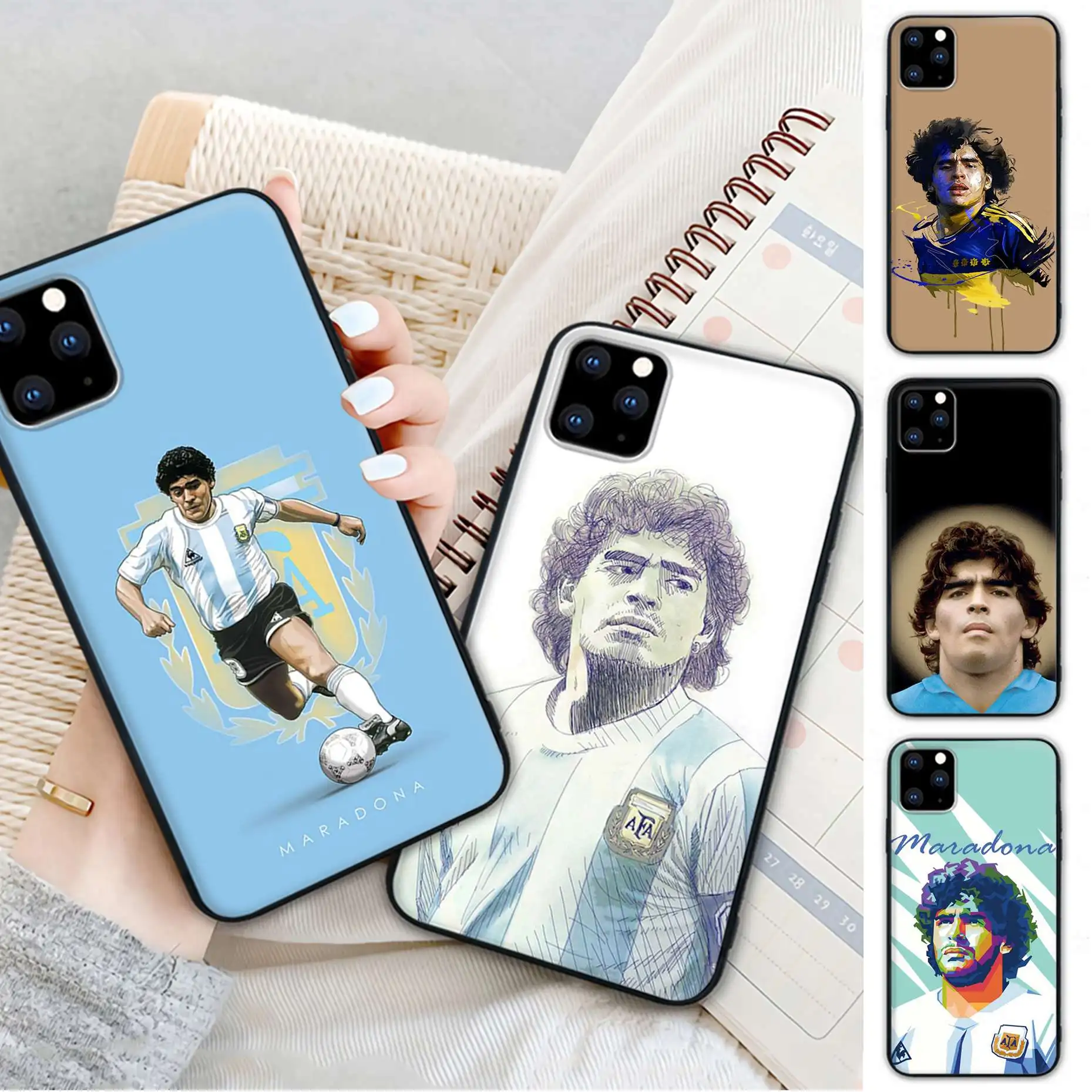 Trend Diego Maradona Cellphone Case For Huawei P40 P30 P20 Pro P 10 P9 Lite 2016 2017 P Smart 2019 2020 Cover
Trend Diego Maradona Cellphone Case For Huawei P40 P30 P20 Pro P 10 P9 Lite 2016 2017 P Smart 2019 2020 Cover